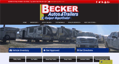 Desktop Screenshot of beckerautos.com